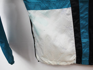 Z- Vintage 90s Nike Nylon Windbreaker Black/Teal