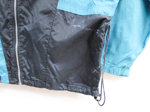 Z- Vintage 90s Nike Nylon Windbreaker Black/Teal