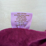 J- Vintage '95 The Mountain First Nation Drummer & Birds Made In USA Maroon Acid Wash Single Stitch Tee - L