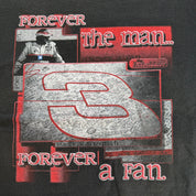 J- Vintage Nascar Dale Earnhardt Forever The Man Forever A Fan Graphic Tee - 3XL