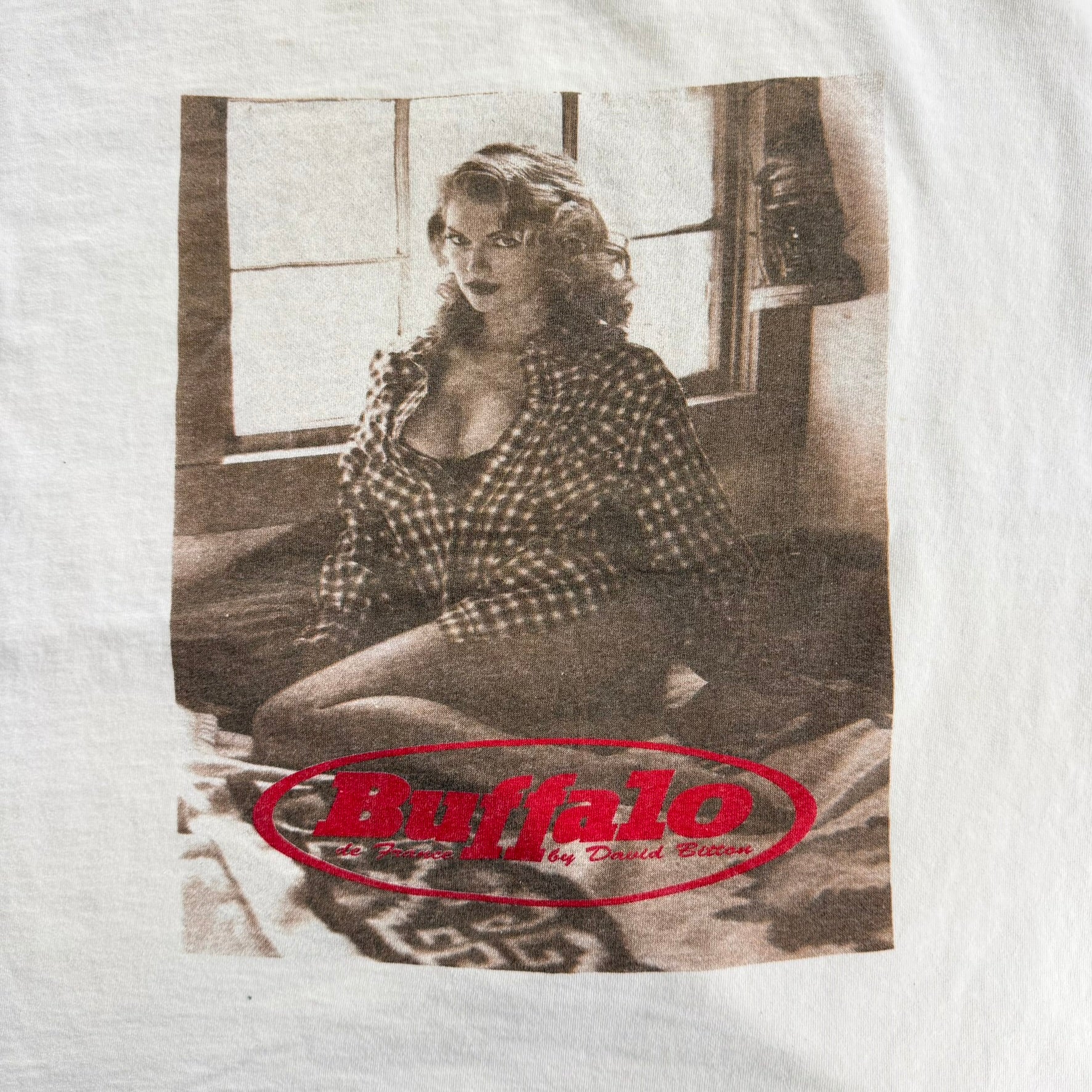 J- Vintage Buffalo By David Bitton Picture Single Stitch Tee - XL