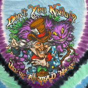 J- '18 Liquid Blue Alice In Wonderland Tie Dye Graphic Tee - XL