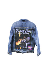 Load image into Gallery viewer, Z - Haus Of Mojo Purple Rain Reworked Denim Jacket
