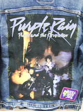 Load image into Gallery viewer, Z - Haus Of Mojo Purple Rain Reworked Denim Jacket
