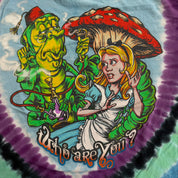 J- '18 Liquid Blue Alice In Wonderland Tie Dye Graphic Tee - XL