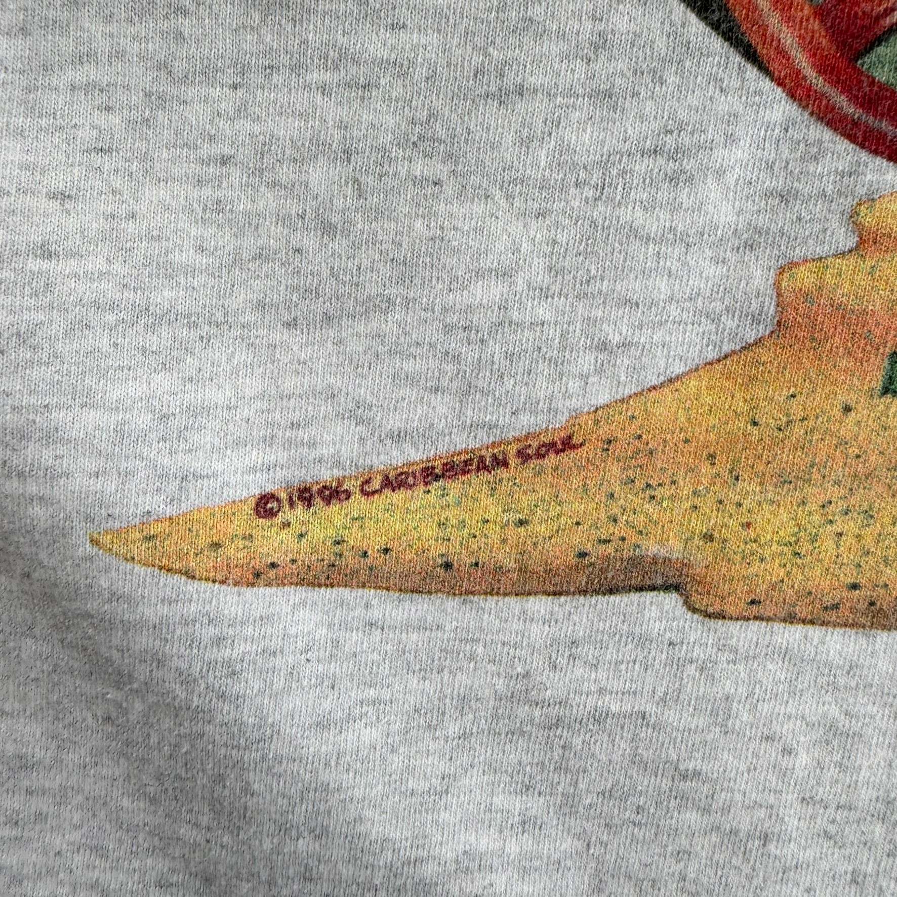 J- Vintage '96 Margarita Ville Flip Flop Graphic Made In USA Single Stitch Tee - XL