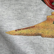 J- Vintage '96 Margarita Ville Flip Flop Graphic Made In USA Single Stitch Tee - XL