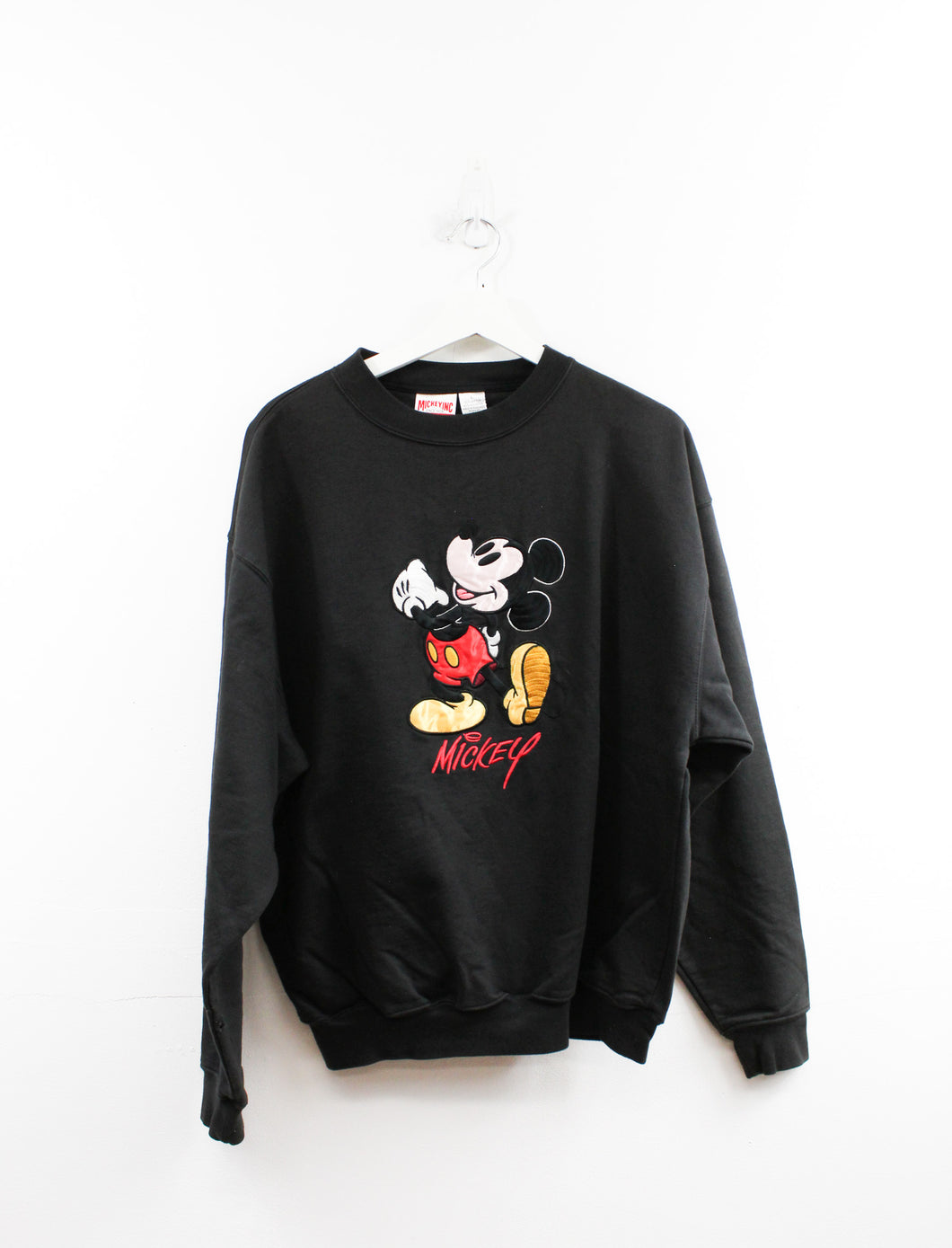 Vintage Mickey Mouse Embroidered Crewneck