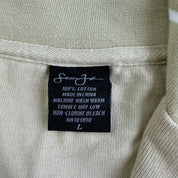 Vintage Y2K Sean John Embroidered Text Zip Up Track Jacket - L