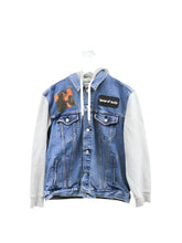 Load image into Gallery viewer, Z - Haus Of Mojo Tupac Reworked Sweatshirt Denim Jacket
