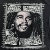 J- Vintage Rock Eagle Bob Marley One Love Graphic Picture Tee - XL