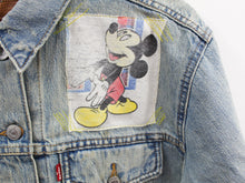 Load image into Gallery viewer, Z - Haus Of Mojo Mickey &amp; Minnie Mouse Reworked Denim Jacket
