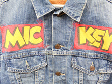 Load image into Gallery viewer, Z - Haus Of Mojo Mickey Mouse Reworked Denim Jacket
