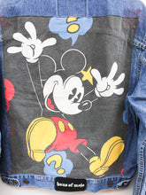 Load image into Gallery viewer, Z - Haus Of Mojo Mickey Mouse Reworked Denim Jacket
