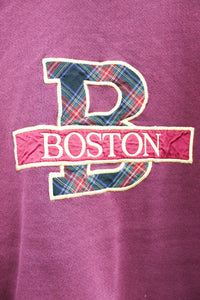 Vintage Boston College Embroidered Crewneck