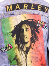 Load image into Gallery viewer, Z - Haus Of Mojo Bob Marley Reworked Denim Jacket
