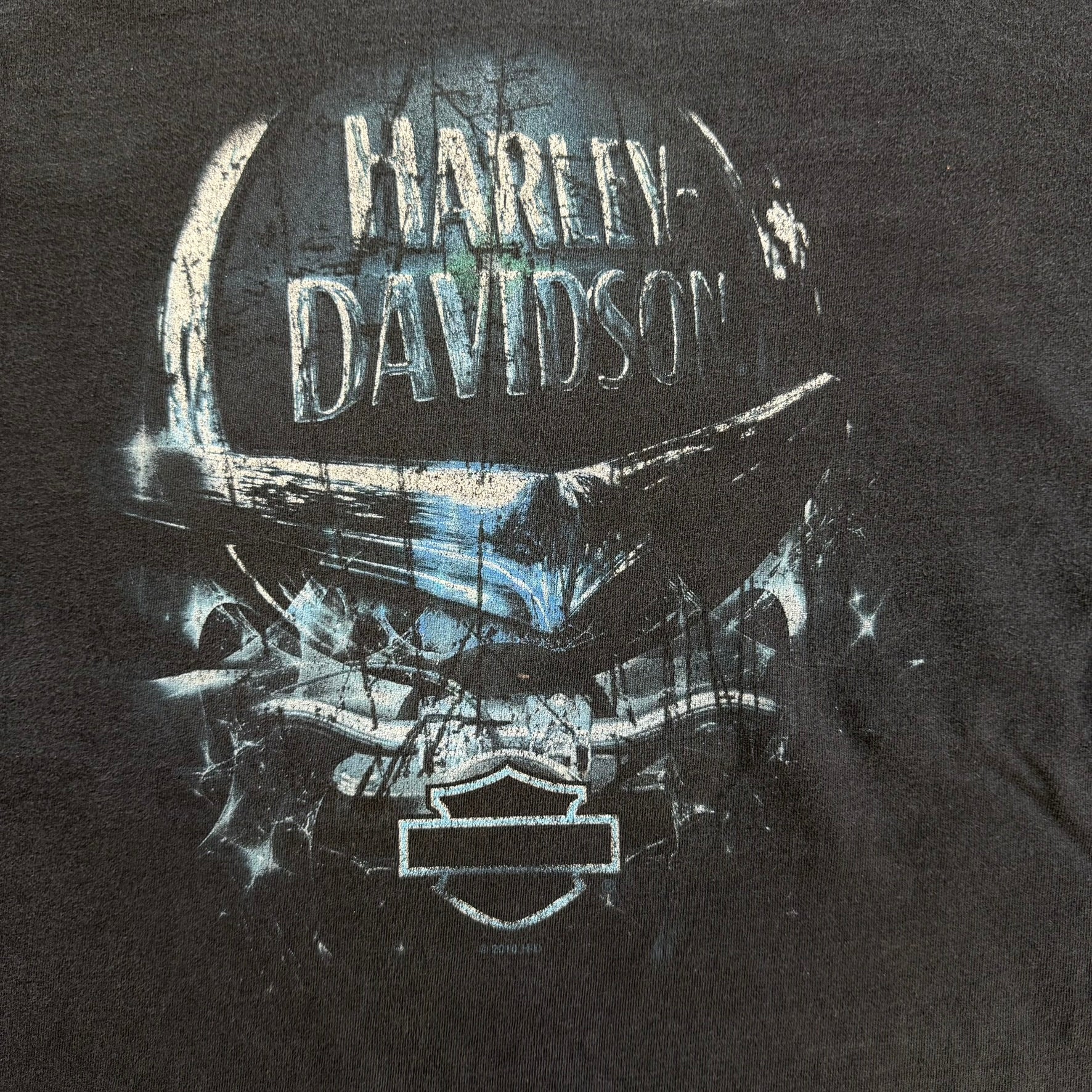 J- Vintage '10 Harley Davidson Gatineau Quebec Graphic Tee - 3XL