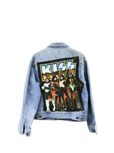 Load image into Gallery viewer, Z - Haus Of Mojo Kiss Army Reworked Denim Jacket
