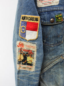 Z - Haus Of Mojo Eagles & AC/DC Wrangler Reworked Denim Jacket