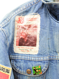 Z - Haus Of Mojo Eagles & AC/DC Wrangler Reworked Denim Jacket