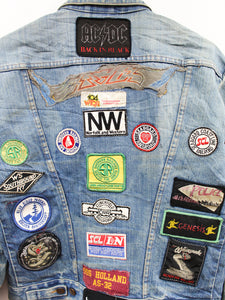 Z - Haus Of Mojo Eagles & AC/DC Wrangler Reworked Denim Jacket