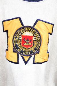 Vintage University Of Michigan Embroidered Crewneck
