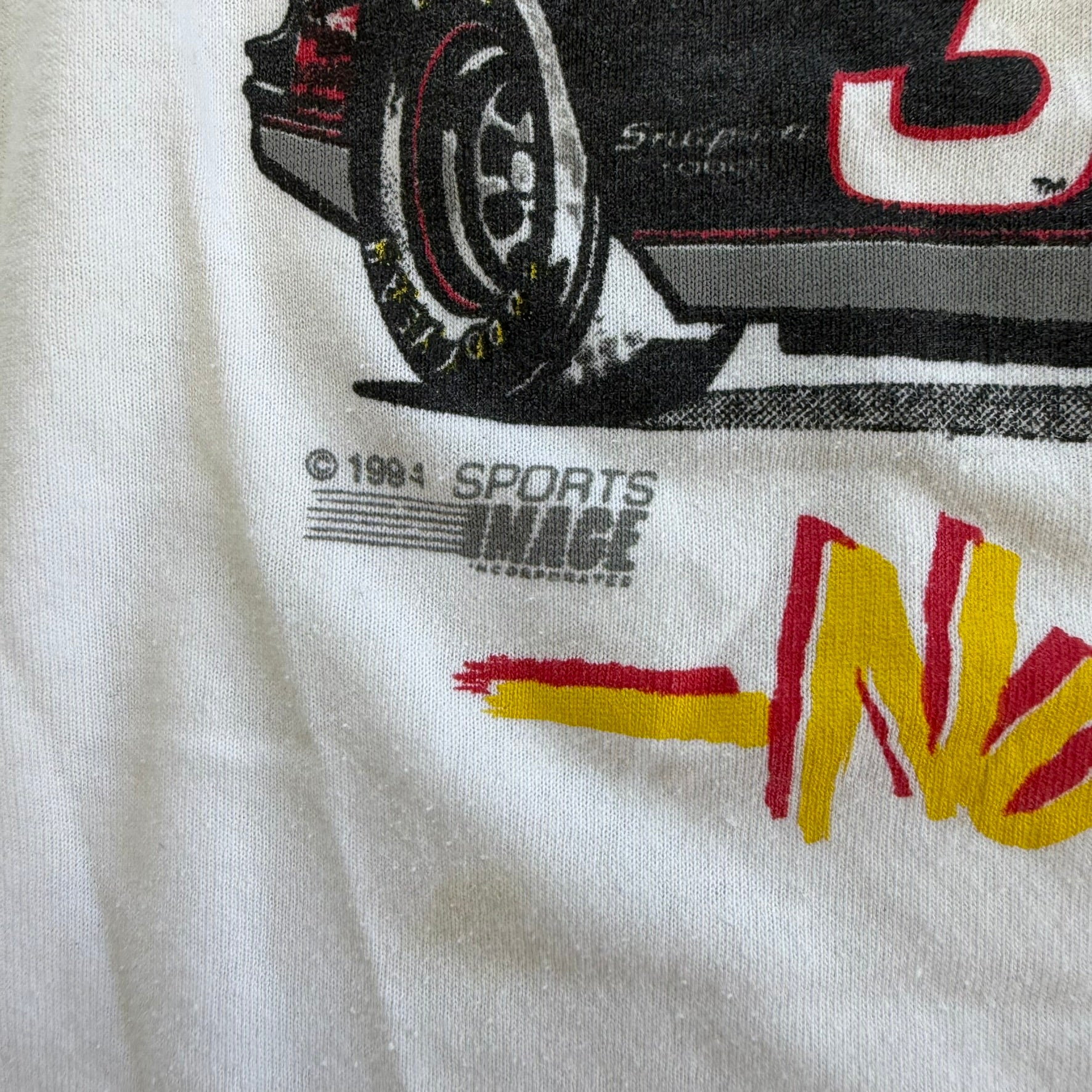 J- Vintage '94 Nascar Dale Earnhardt No Mercy Tour Graphic Single Stitch Tee - 3XL