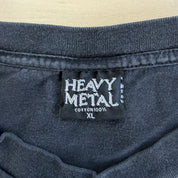 J- Vintage Heavy Metal Wolf Feathers & Pipe Graphic Tee - XL