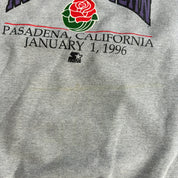 Vintage '96 Rose Bowl Pasadena California Starter Logo & Text Made In USA Crewneck - XL