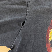 J- Vintage Heavy Metal Wolf Feathers & Pipe Graphic Tee - XL