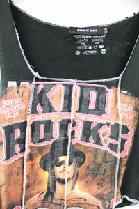 Haus Of Mojo Reworked Vintage Kid Rock 2008 Tour Double Stitch Crop Top