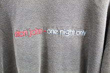Load image into Gallery viewer, Vintage Elton John - One Night Only Embroidered Script Crewneck
