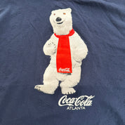 J- Vintage Coca Cola Atlanta Polar Bear Graphic Tee - 2XL