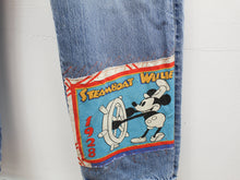 Load image into Gallery viewer, Z - Haus Of Mojo Cool Mickey Levi&#39;s 501 Reworked Jeans
