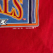 J- Vintage '92 St Louis Cardinals MLB Spring Training Logo 7 Made In USA Single Stitch Tee - XL
