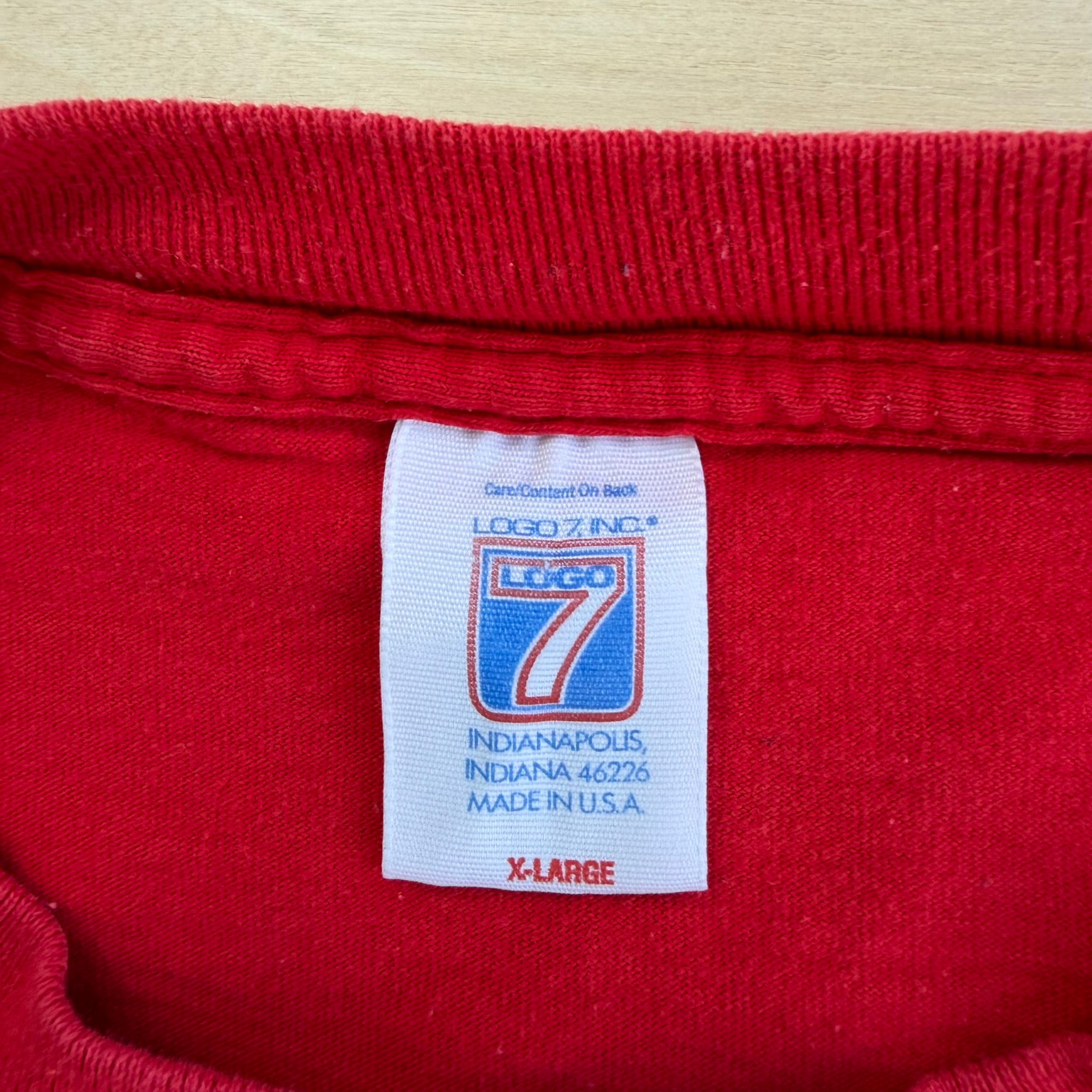 J- Vintage '92 St Louis Cardinals MLB Spring Training Logo 7 Made In USA Single Stitch Tee - XL
