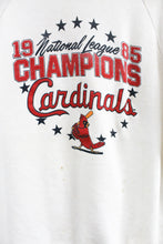 Load image into Gallery viewer, Vintage Logo 7 MLB 1985 St Louis Cardinals National League Champions Crewneck
