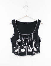 Load image into Gallery viewer, Haus Of Mojo Reworked Vintage The Beatles Abbey Road Double Stitch Crop Top
