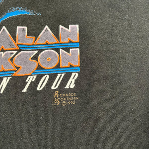 F- Vintage 92' Alan Jackson Don't Rock The Jukebox Tour Picture Single Stitch Tee