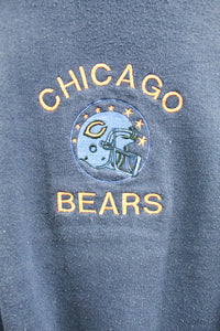 Vintage NFL Chicago Bears Embroidered Helmet & Script Crewneck