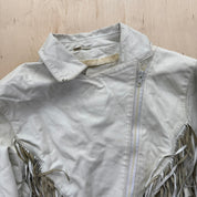 J- Vintage Wilson Leather Women's Biker Leather Jacket - L