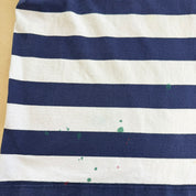 J- Vintage Polo RL Athletic Canoeing Striped Short Sleeve Rugby Shirt - 2XL