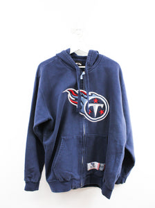 Vintage NFL Tennessee Titans Zip Up Hoodie