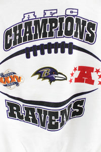 Vintage 2000 NFL Baltimore Ravens AFC Champs Crewneck