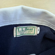 J- Vintage LL Bean Made In USA Long Sleeve Rugby Shirt - XL