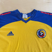 J- Vintage Adidas Romanian Football Federation Soccer Jersey - XL