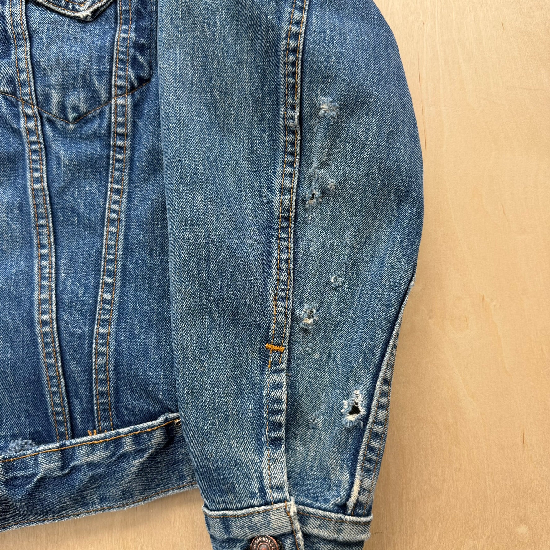 J- Vintage Levi's Grateful Dead Shakedown Street Dude Custom Denim Jacket- S