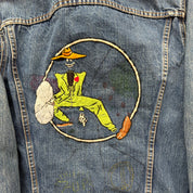J- Vintage Levi's Grateful Dead Shakedown Street Dude Custom Denim Jacket- S