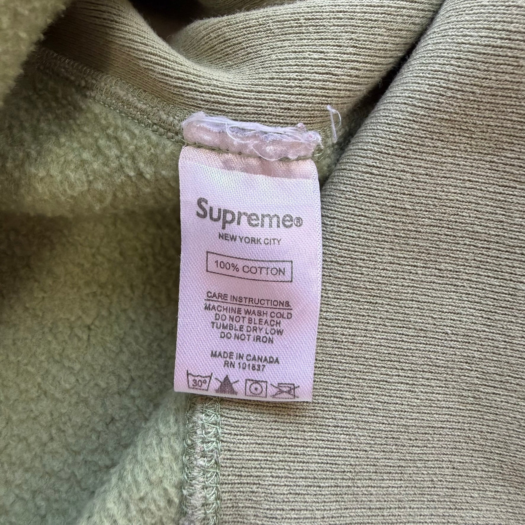 J- Supreme FW16 Sage Box Logo Hoodie - L