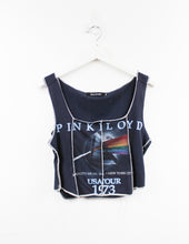 Load image into Gallery viewer, Haus Of Mojo Reworked Vintage Pink Floyd 1973 Tour Double Stitch Crop Top
